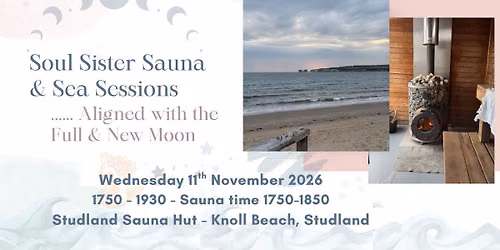 Soul Sister Sauna & Sea Session Wednesday 11th November 2026