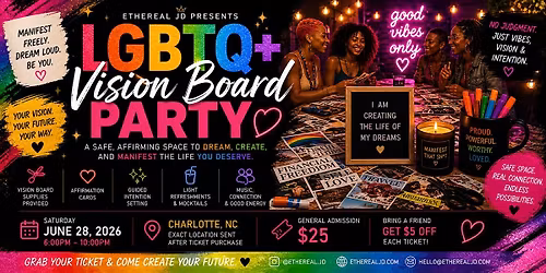 LGBTQ+ Vision Board Party | Charlotte, NC
