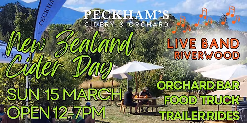 Celebrate New Zealand Cider Day at Peckham's Orchard Bar & Cider Garden