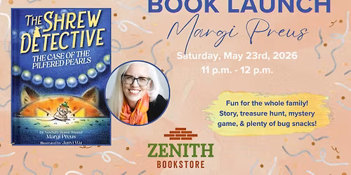 Book Launch - Margi Preus with The Shrew Detective
