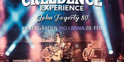 The Creedence Experience - John Fogerty 80 \u00e5r \/\/ Meyerg\u00e5rden Mo i Rana