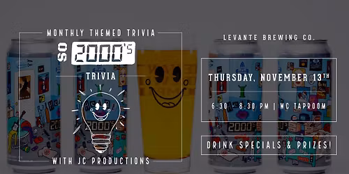 Monthly Themed Trivia (November) - So 2000's