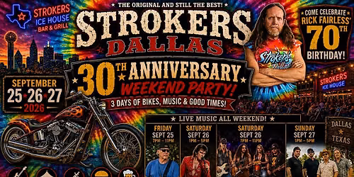 30th Anniversary Party Saturday