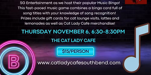 Music Bingo with Cats!