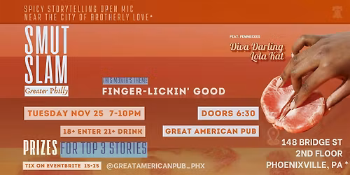 Smut Slam Greater Philly: Finger-Lickin' Good