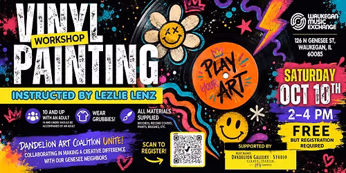 Free Vinyl Painting Workshop