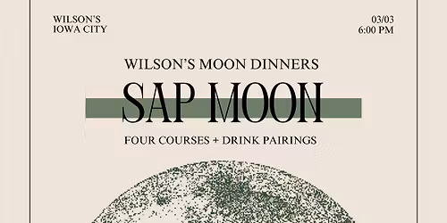 Sap Moon Dinner \ud83c\udf15\ud83c\udf32
