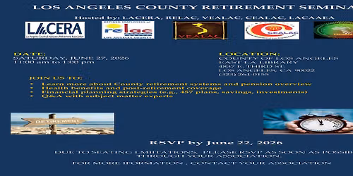 County of Los Angeles Retirement Seminar - Associations