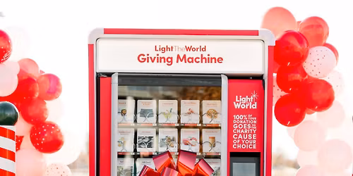 Light the World Giving Machines OKC