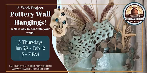 3 Week: Pottery Wall Hangings!