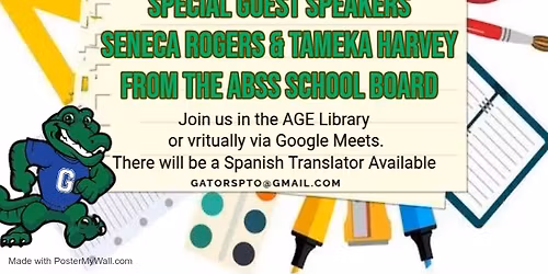 Gators Parent Meeting 