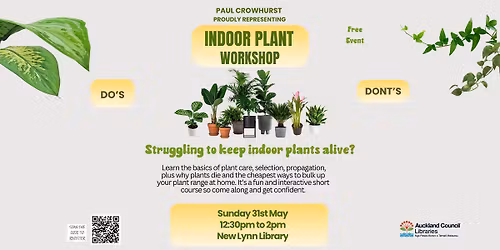 Indoor Plant Workshop
