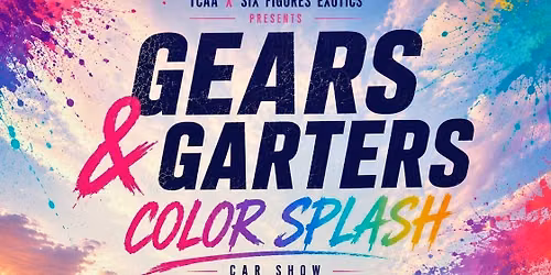 Gears & Garters: Color Splash Car show