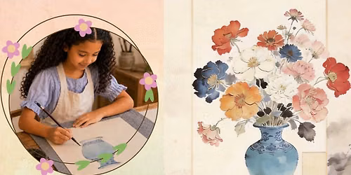 Colorful Nature Art Workshop\u2013 Brush Painting and Floral Experience