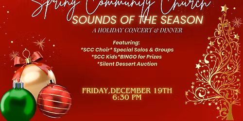 Sounds of the Seasons: A SCC Holiday Dinner and Concert