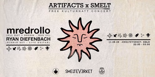 Oslo kulturnatt I Artifacts x Smelt pres. mrderollo & Ryan Diefenbach