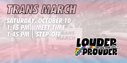 2026 Atlanta Pride: Trans March
