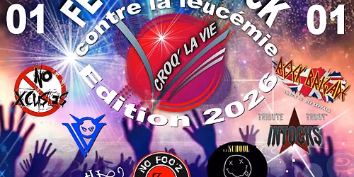 Festival Rock Croq'la Vie, contre la leuc\u00e9mie 