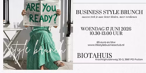 Business Event incl masterclass Beter Kleden, Meer Verdienen