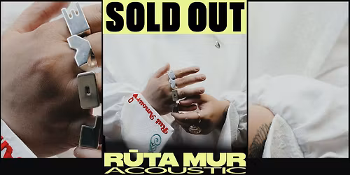 SOLD OUT | R\u016aTA MUR | acoustic | \u0160v. Kotrynos ba\u017eny\u010dia
