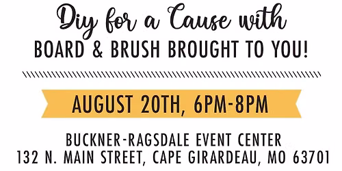 DIY for a Cause at Buckner-Ragsdale Event Center