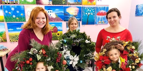 Make it and Take it. Christmas wreath.