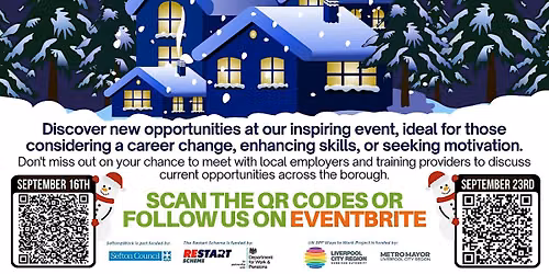Be Inspired, Sefton Seasonal Roles & Festive Goals:  Southport