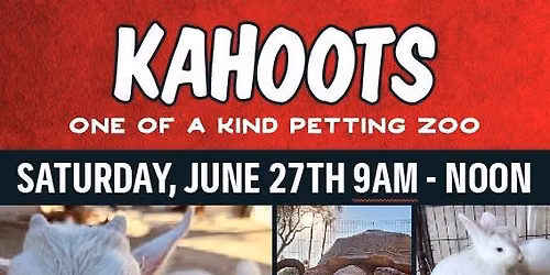 One-of-a-Kind Petting Zoo at KAHOOTS Carefree HWY