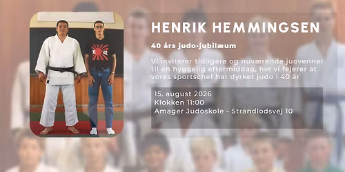 40 \u00e5rs judo jubil\u00e6um 