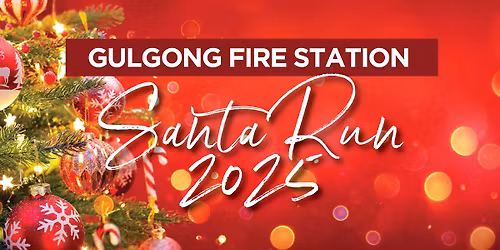 Gulgong Fire Station 2025 Santa Run