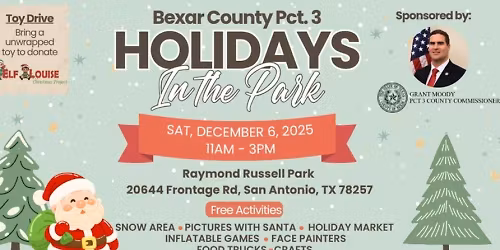 \ud83c\udf85 \ud83c\udfb6 Holiday Festival in the Park\u2744\ufe0f \ud83d\ude82