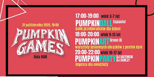 PUMPKIN GAMES - \u015bwi\u0119to dyni dla dzieci i m\u0142odzie\u017cy