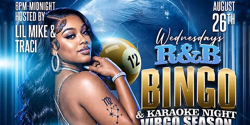 [VIRGO SEASON KICKOFF] R&B BINGO + KARAOKE NIGHT  @ Brew City