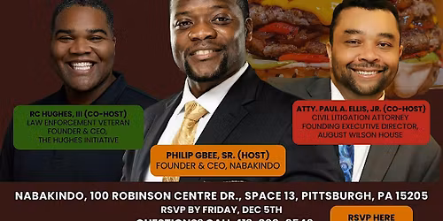 Nabakindo Presents: Burgers, Beverages & Brotherhood\u2014Know Your Rights