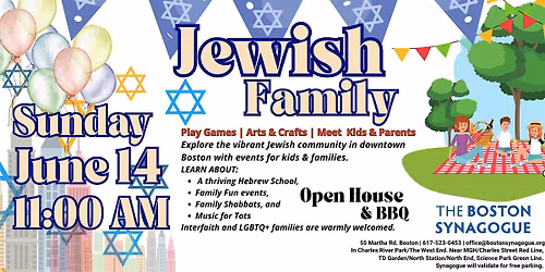 Jewish Family Open House & BBQ