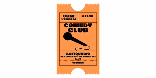 STAND-UP COMEDY CLUB ANTIQUARIO 24\/04