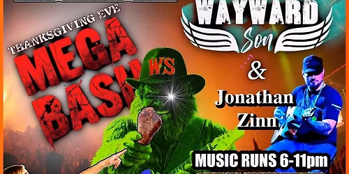 Thanksgiving Eve With Jonathan Zinn & Wayward Son In Frostburg 