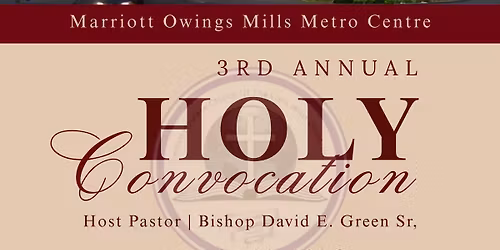Denton Holiness Church - 3rd Annual Holy Convocation