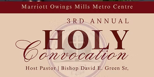 Denton Holiness Church - 3rd Annual Holy Convocation