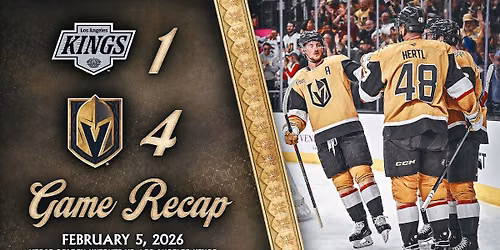 Vegas Golden Knights vs. Los Angeles Kings