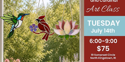 Beginner Stained Glass Art Class - 3 Choices!