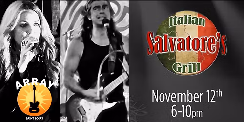 Array Saint Louis (Duo) performing at Salvatore\u2019s Italian Grill, St. Charles, MO