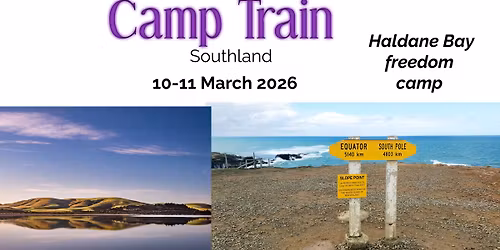 Waters edge camp, Southland, Camping Train