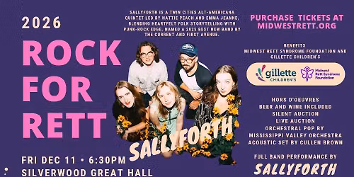 Rock for Rett 2026 ft. Sallyforth, Cullen Brown, and Mississippi Valley Orchestra