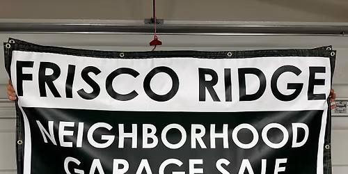 Frisco Ridge Community Garage Sale