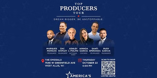\ud83d\ude80 AMERICA\u2019S REAL ESTATE SHOW | TOP PRODUCERS TOUR - MILWAUKEE,WI