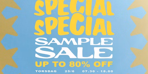 NIKBEN SAMPLE SALE IN GOTHENBURG