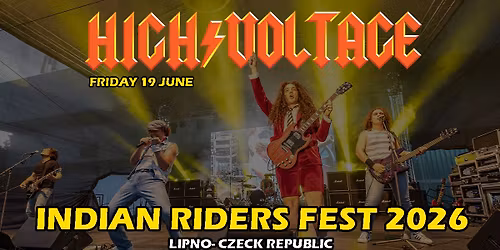 HIGH VOLTAGE\u26a1INDIAN RIDERS FEST 2026 - LIPNO (CZ)