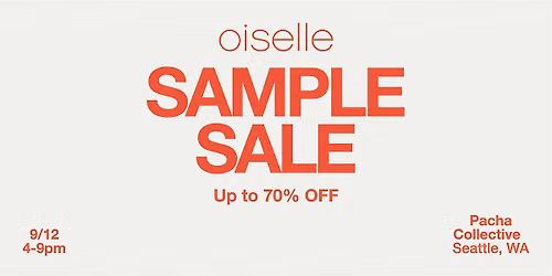 Oiselle Sample Sale