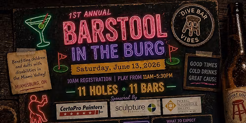 BARSTOOL In The Burg Mini Golf Pub Crawl for a Cause\u203c\ufe0f